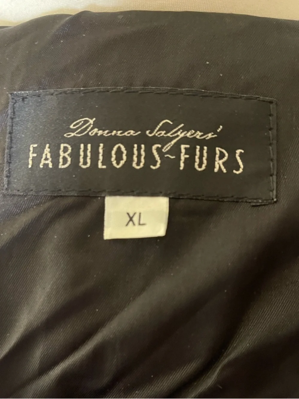 Fabulous Furs Plush Short Faux Fur Jacket Sz XL - Picture 4 of 5